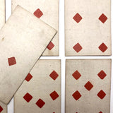 Nine Diamonds, Antique Playing Cards, Presumed Belgian, Late 18th C.