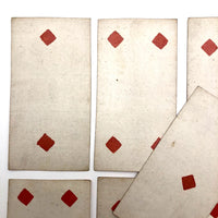 Nine Diamonds, Antique Playing Cards, Presumed Belgian, Late 18th C.
