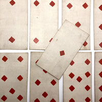 Nine Diamonds, Antique Playing Cards, Presumed Belgian, Late 18th C.
