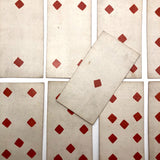 Nine Diamonds, Antique Playing Cards, Presumed Belgian, Late 18th C.