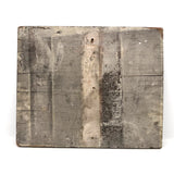 $895 Section Black on White Old Painted Wooden Sign