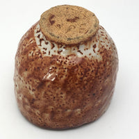 Hand-formed Shino Glazed Tea Bowl or Chawan