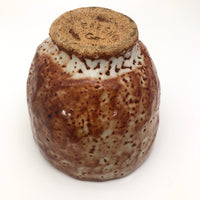 Hand-formed Shino Glazed Tea Bowl or Chawan