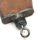 Cool Welded Copper Hand-Shaped Folk Art Flask/Sculpture