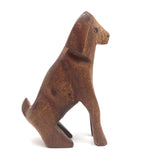 Elegant, Soulful, Hand-carved Dog