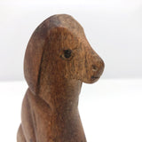 Elegant, Soulful, Hand-carved Dog