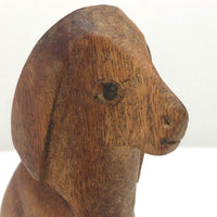 Elegant, Soulful, Hand-carved Dog