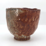 Hand-formed Shino Glazed Tea Bowl or Chawan