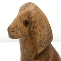 Elegant, Soulful, Hand-carved Dog