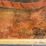 Marvelous Large Early Tiger in Landscape Theorem Painting