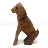 Elegant, Soulful, Hand-carved Dog