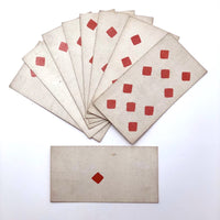 Nine Diamonds, Antique Playing Cards, Presumed Belgian, Late 18th C.