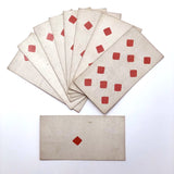 Nine Diamonds, Antique Playing Cards, Presumed Belgian, Late 18th C.