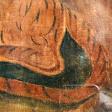 Marvelous Large Early Tiger in Landscape Theorem Painting