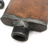 Cool Welded Copper Hand-Shaped Folk Art Flask/Sculpture