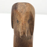 Elegant, Soulful, Hand-carved Dog