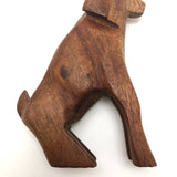 Elegant, Soulful, Hand-carved Dog