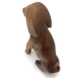 Elegant, Soulful, Hand-carved Dog