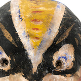 Colorfully Hand-painted Old Papier Mache Mask