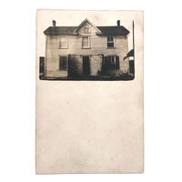 Old Wooden House, Hagerstown MD 1911 Real Photo Postcard