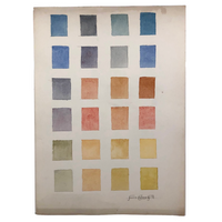 Jessie Graham Smith's Watercolor Color Studies (Lot of Three)