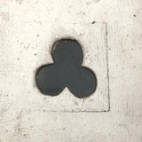 Old Handmade Wooden Wall Box or Mail Box with Clover or Club Shaped Cutout