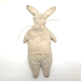 Very Sweet Old Handmade White Rabbit Child's Hot Water Bottle Holder