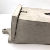 Old Handmade Wooden Wall Box or Mail Box with Clover or Club Shaped Cutout