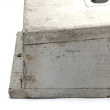 Old Handmade Wooden Wall Box or Mail Box with Clover or Club Shaped Cutout