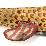 SOLD (JL) Amazing, Giant Old Folk Art Ice Fishing Decoy with Stand
