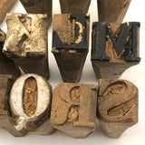Gorgeous Old Carved Wooden Printing Letters (23)