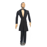 Folk Art Abe Lincoln Doll with Very Long Fingers!