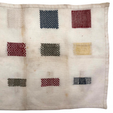 Wonderfully Colorful and Varied C. 1900 Dutch Darning Sampler
