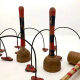 Early 20th Century Table Croquet Set
