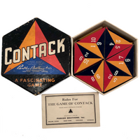 Contack Vintage Parker Brothers Tile Game