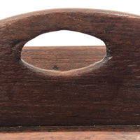 Beautiful Antique Dark Wood Utensil Tray