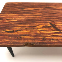 SOLD (BH) Charming Old Handmade Grain Painted Miniature Table