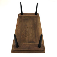 SOLD (BH) Charming Old Handmade Grain Painted Miniature Table
