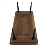 SOLD (BH) Charming Old Handmade Grain Painted Miniature Table