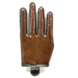 Cool Welded Copper Hand-Shaped Folk Art Flask/Sculpture