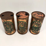 Ballantine Ale c. 1950 Flat Top Copper Beer Cans