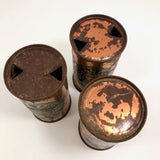 Ballantine Ale c. 1950 Flat Top Copper Beer Cans