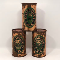 Ballantine Ale c. 1950 Flat Top Copper Beer Cans