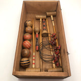 Early 20th Century Table Croquet Set