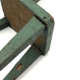 Wonderful Miniature Handmade Chair in Old Blue Paint