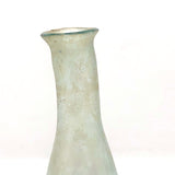 Luminous Ancient Roman Pale Blue Glass Bottle (Unguentarium)