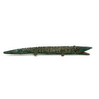 Marvelous Carved Folk Art Crocodile