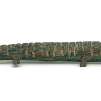 Marvelous Carved Folk Art Crocodile