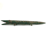 Marvelous Carved Folk Art Crocodile