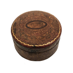 Embossed Leather Trinket Box